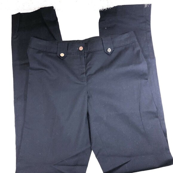 New Tory Burch Trousers Navy Blue Pants 6 - Picture 2 of 6
